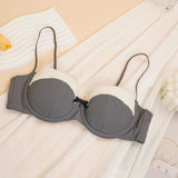 Women's Pure Sensual Lace Lingerie Set, Summer Thin Bralette Small Breasts Gather Push Up No Empty Cup Beautiful Bra Cover Set