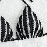 2026 Triangle String Bikinis Women 3 Pieces Swimwear Female Sexy Padded Swimsuit Bathers Bathing Swimming Swim Suit Beachwear
