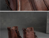 Shoes for Women  Cross-tied Ladies Boot Daily Boots Hot Sale Cotton Shoes Round Toe Comfortable Flat Shoes Women Ankle Boots