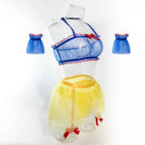 Toucheart Sexy Lingerie Sexy Uniform Maid Outfit Erotic Cosplay Sexy Costume For Women Transparent Mesh Role Play Outfit Garter