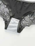 Women's Front Button Back Cross Strap Bra Set Gathering Push Ups Solid Color Lace Sexy Daily Comfort Casual Underwear Set A2159