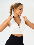 Seamless Women Sporty Top Women Sleeveless Tops T-shirt Sportswear Woman Gym Tank Top Sports Yoga T-shirts Female Clothing