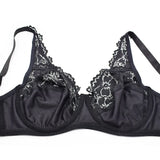 Bras For Womens Lingerie Floral Lace Bra Underwire Sexy Brassiere Perspective Plus Size BH Female Underwear Tops