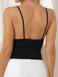 Women's sexy outerwear round neck vest camisole sleeveless no steel ring push up comfortable bra M023