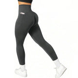 High Waist Tummy Control Yoga Pants with Pockets for Gym Workout - Breathable Stretchy Fitness Leggings