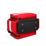 Large Capacity Outdoor First Aid Kit with Reflective Strips Portable Storage Bag Multiple Carrying Options for Emergency First