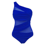 Women Fashion Bodysuit Bikini Biquini Summer Swimwear Mesh Bandage Cut Out Sleeveless Bathing Suits Sexy Thong Swimsuits