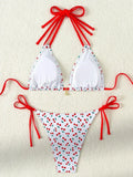 Strawberry Designer Bikini Female Swimsuit Women Thong Swimwear Two Pieces Bikini Set Brazilian Bather Bathing Suit Swim Wear