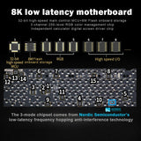 Wireless Mechanical Keyboard with 3.0 Screen 3 Knobs Hot-Swappable Silent Switch PBT keycaps