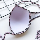 New Sexy V-bar Underwired Bra Push Up Bikini Women Swimwear Female Swimsuit Two-pieces Set V Wire Bather Bathing Suit Swim V1732