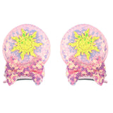 Christmas 2.8"Mouse Ears Hair Clips For Children Sequins Bow Hairpins Girls Festival Party DIY Hair Accessories