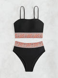 ZTVitality Patchwork Print Push Up Sexy Bikini 2026 New Arrival Padded bra High Waist Swimsuit Female Swimwear Women Brazlilan