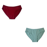 2Pcs/Set Cotton Panties For Women Briefs Low Rise Seamless Underwear Female Underpants Comfort Sexy Lingerie M-XL