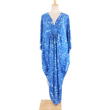 Sexy Zebra Printed V Neck Tunic Beach Cover Up Cover-ups Beach Dress Beach Wear Beachwear Beach Long Dress Female Women V4159