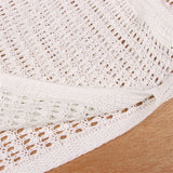New Sexy S - XL Fringe Tassel Knitted Crochet Tunic Beach Cover Up Cover-ups Beach Dress Beach Wear Beachwear Female Women V3791