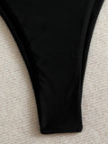 Halter Triangle String Bikinis 2026 Women Sexy Swimsuit Solid Stars Swimwear Female Bathers Bathing Swimming Swim Suit