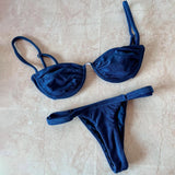 2026 New Sexy Hard Pack Ruffles Brazilian Bikini Women High Waist Swimsuits Backless Swimwear Push Up Biquini Beachwear