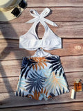 2026 Sexy Halter Swimsuit One Piece Swimwear Women Ring Linked Monokini Bathers Bathing Swimming Swim Suit Female Beachwear
