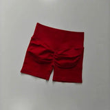 Women's High-Waisted Yoga Sports Shorts Summer Stretch Hip-Lifting Abdominal-Tightening Fitness Three-Part Shorts