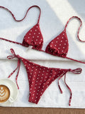 Sexy Swimsuit Women's Bikinis Swimwear Woman  Bathing Suit 2 Piece Triangle Bikinis Sets Beach Dress Wear Cover Up Beachwear