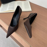 Pointed Toe Pumps Street Style High Heels Women Sexy Banquet Party Shoes for Women Rhinestone Shallow Elegant Designer Shoes New