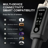 Wireless Microphone System G-MARK GX1.1 UHF XLR Adapter 16 Channels Audio Transmitter And Receiver For 48V Phantom Power Condens