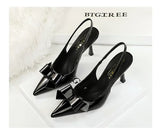 Luxury Designer Burgundy Suede Ankle Strap Pumps Sexy Pointed Toe Ankle Buckle Elegant Heels Fashion Wedding Party Shoes Shoes