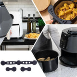 Air Fryer Magnet Silicone Buckle Baking Paper Fixation Tool Prevent Paper To Burn Magnetic Air Fryer Buckle for Kitchen Baking