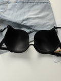 European and American style plus size pull up bra, black lingerie sexy Lingerie 3/4 cup daily oversized underwear MR3460