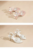 Sandals for Women's  New Summer Elegant Temperament High Heels Coarse Heels Fish Mouth Breathable Comfortable Fashion Pumps