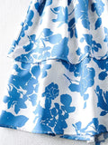 Sexy Red Floral Print Backless Summer Women Boho Mini Dress Bodycon Sleeveless Beach Lace Up Bowknot Dropshipping Dress Sundress