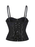 New abdomen corset Europe and the United States wind corset skinny sexy lace steel ring thin breathable.