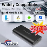 USB Portable SSD Hard Drive for Laptop/MAC USB3.0 8TB Solid-state Hard Disks High Speed Large Capacity Storage Devices
