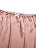 FDYOUI 2026 Summer Bowknot Lace Patchwork Satin Skirts for Women Casual Girls Clothes Sexy High Waist Short Skirt Y2K Streetwear