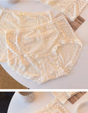 Girls' comfortable underwear cotton inseam mid-waist briefs for women