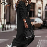 Phantasy Long Trench Coat Women Loose Button Fashion Casual Suit Elegant Female Pockets Streetwear Commuter Lady Coat Autumn