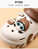2026 New Women Fashion Clogs Cute DIY Charms Home Street Slippers For Female Summer Platform Shoes Soft EVA Girls Leisure Sandal