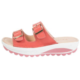 2021New Women Sandals Wedges Sandals Ladies Open Toe Round Toe Buckle Black Yellow White Platform Sandals Shoes