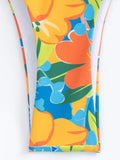 Printed Mini Thong V-bar Underwired Bikini Female Swimsuit Women Swimwear Two-pieces Bikini Set High Cut Bathing Suit Swim Lady