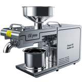 220V/110V Heat Cold Home Oil Press Machine For Pressing Olive Oil Coconut oil Soy Bean Press Machine High Oil Extraction Maker