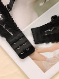 Women's Sexy Lace Lingerie Set With Steel Ring Gathering Push Up Bra Daily Comfortable Close Fitting Bra Underwear Set A3102