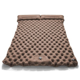 By Inflating Double Inflatable Camping Mattress Ultralight Sleeping Pad