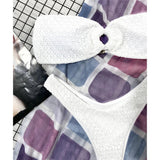 Sexy Wrinkled Bandeau Strapless Bikini Women Swimwear Female Swimsuit Two-Pieces Bikini Set Bather Bathing Suit Swim Lady V3367L