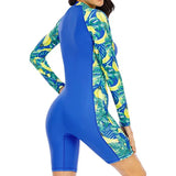 Women's Long Sleeve Rashguard Swimsuit One Piece pro Sports 2025 Femme Swimwear Boyleg Knee-Length Surf Beach Wear Bathing Suit