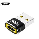 Elough USB To Type C OTG Adapter USB C Female to USB A Male Converter For PC Samsung Xiaomi 100W Fast Charging Adaptador USB 2.0
