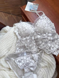 Sexy French Lace Halter Bra for Summer Wireless Crinkle Free Bralette for Small Bust Beautiful Back Lingerie Set S-XL MOYISU BC