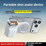 Mobile phone magnetic assistant camera DSLR style suitable for iPhone and Android, comfortable ergonomic grip handle, lightweigh
