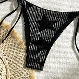 Sparkling Star Sequins Halter Bikini Women Swimsuit Female Swimwear Two Pieces Bikini Set Brazilian Bathing Suit Swim Beachwear