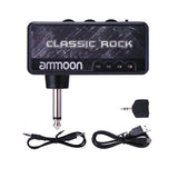 VITOOS Electric Guitar Plug Mini Headphone Amp Amplifier Heavy Rock Compact Portable