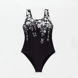 Summer Women One-piece Suit Swimwear Sexy Deep U Neck Bodysuit Racing Swimsuit Beachwear High Waist Monokini Holiday Look XXXXL